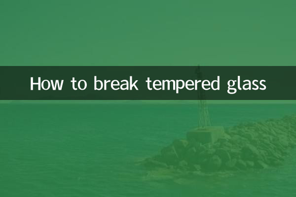 কিভাবে টেম্পারড গ্লাস ভাঙ্গা যায়
