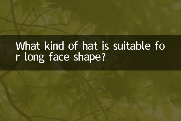 लंबे चेहरे के लिए किस प्रकार की टोपी उपयुक्त है?