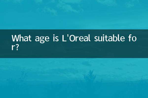 Für welches Alter ist L'Oreal geeignet?