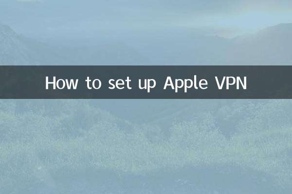 Come configurare la VPN di Apple