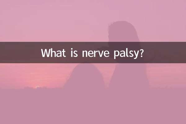 What is nerve palsy?
