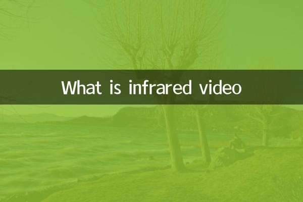 What is infrared video