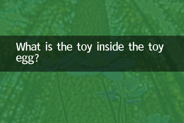 Qual é o brinquedo dentro do ovo de brinquedo?