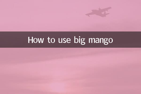 Como usar Big Mango