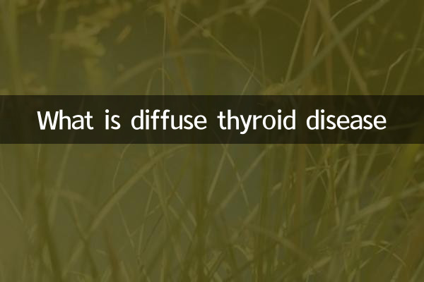 Was ist eine diffuse Schilddrüsenerkrankung?