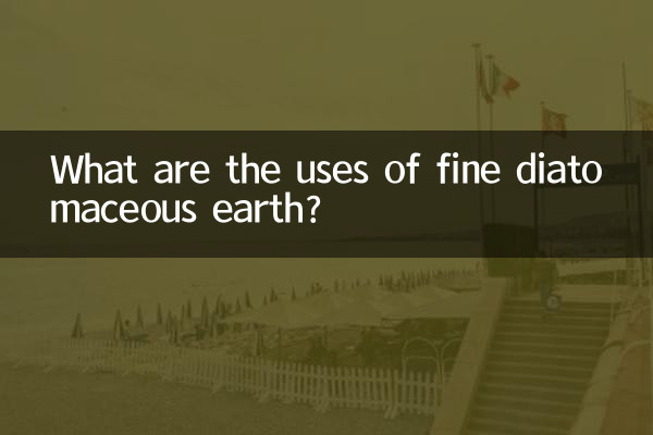 Quais são os usos da terra diatomácea fina?