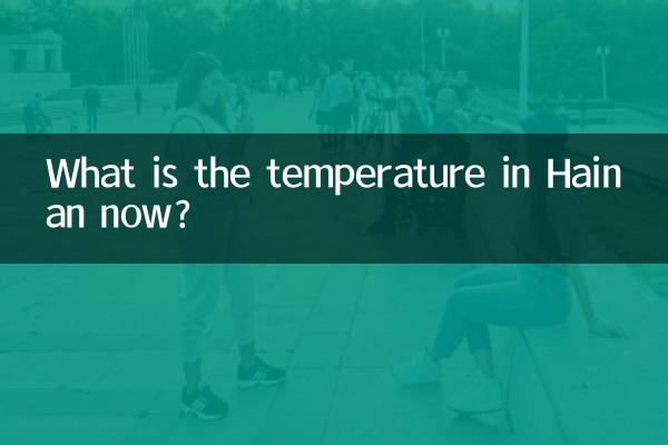 हैनान में अब तापमान क्या है?