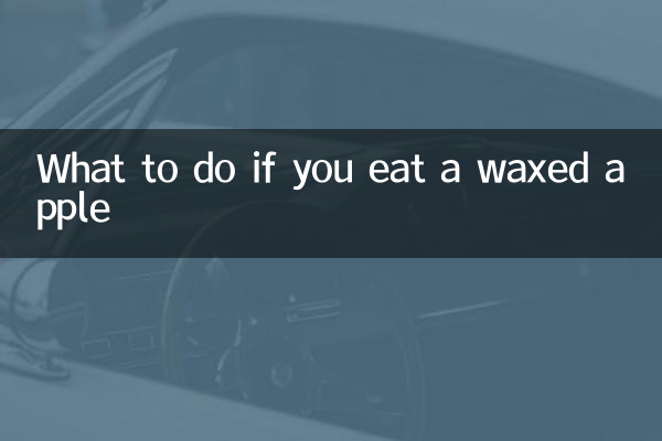 Was tun, wenn Sie einen Wachsapfel essen?