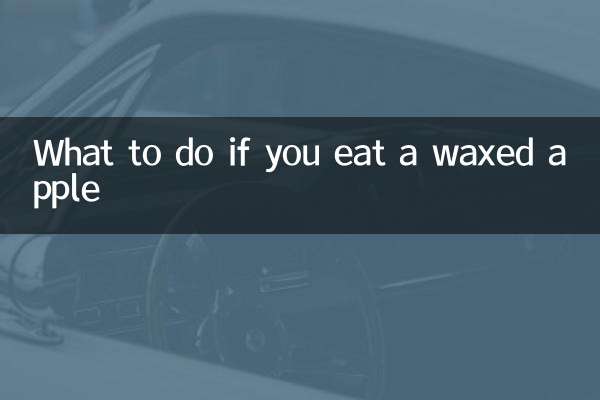 Qué hacer si comes una manzana encerada