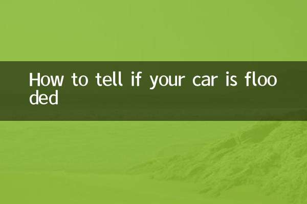 یہ کیسے بتائیں کہ آیا آپ کی کار سیلاب میں ہے