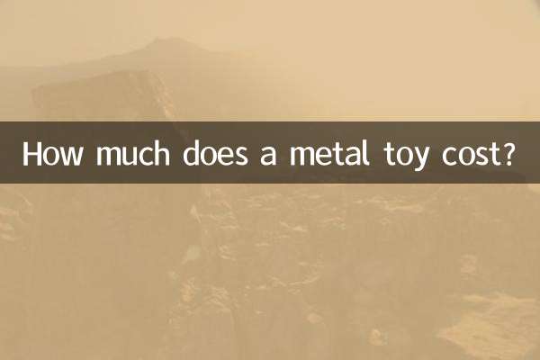 একটি ধাতব খেলনা খরচ কত?