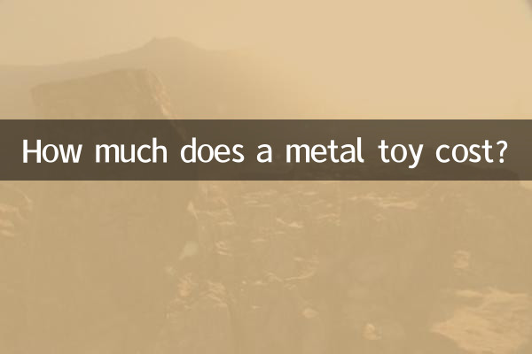 Quanto custa um brinquedo de metal?