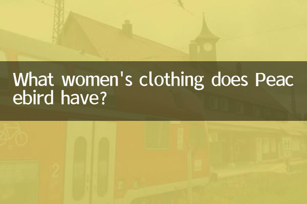 Welche Damenbekleidung gibt es bei Peacebird?
