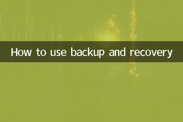 Come utilizzare il backup e il ripristino
