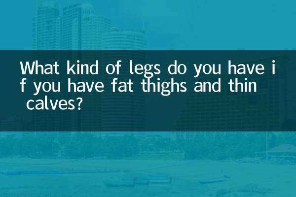 What kind of legs do you have if you have fat thighs and thin calves?