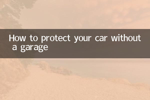 So schützen Sie Ihr Auto ohne Garage