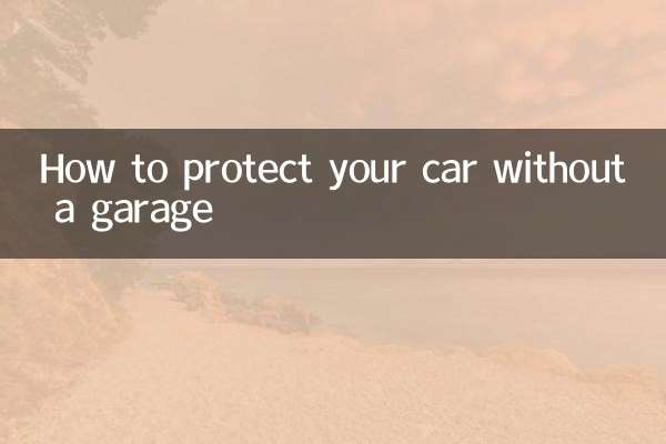 So schützen Sie Ihr Auto ohne Garage