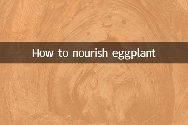 How to nourish eggplant