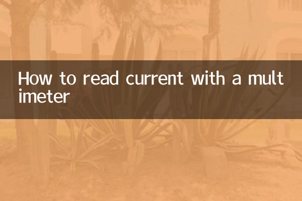 Comment lire le courant avec un multimètre