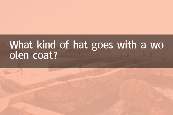 What kind of hat goes with a woolen coat?