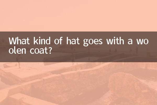 What kind of hat goes with a woolen coat?