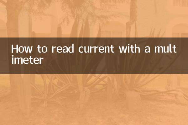 Comment lire le courant avec un multimètre