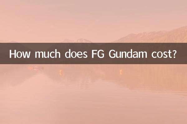 How much does FG Gundam cost?