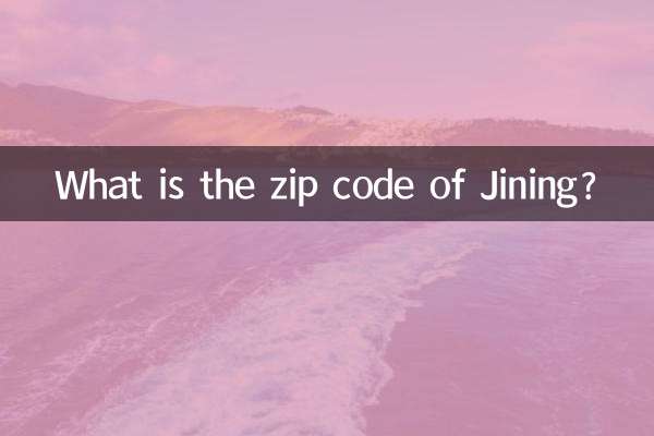 What is the zip code of Jining?