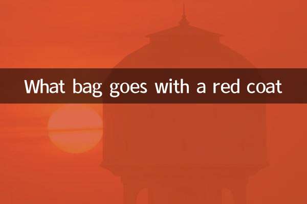 लाल कोट के साथ कौन सा बैग जाता है?