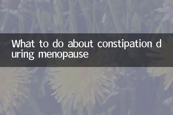 Que faire en cas de constipation pendant la ménopause