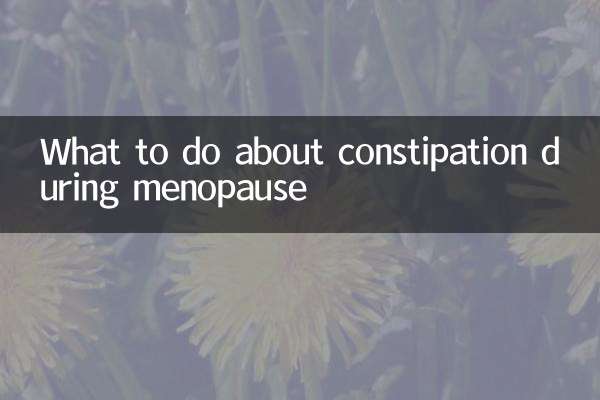 Que faire en cas de constipation pendant la ménopause