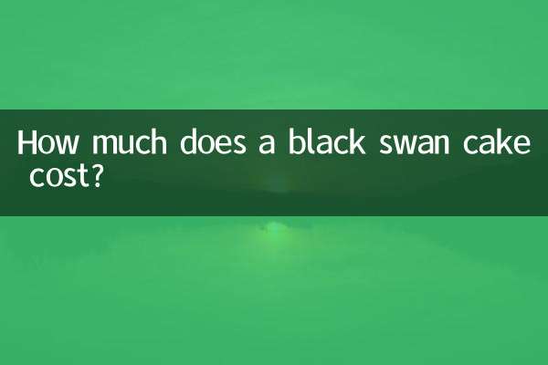 Wie viel kostet ein Black-Swan-Kuchen?