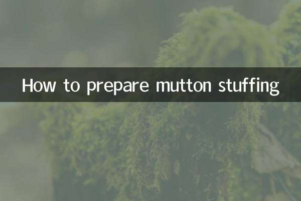 How to prepare mutton stuffing