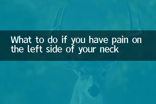 Qué hacer si tienes dolor en el lado izquierdo del cuello