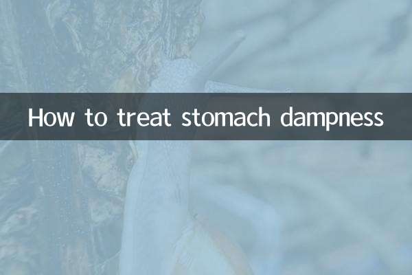 Como tratar a umidade do estômago