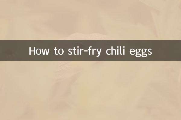 نحوه سرخ کردن تخم‌مرغ چیلی