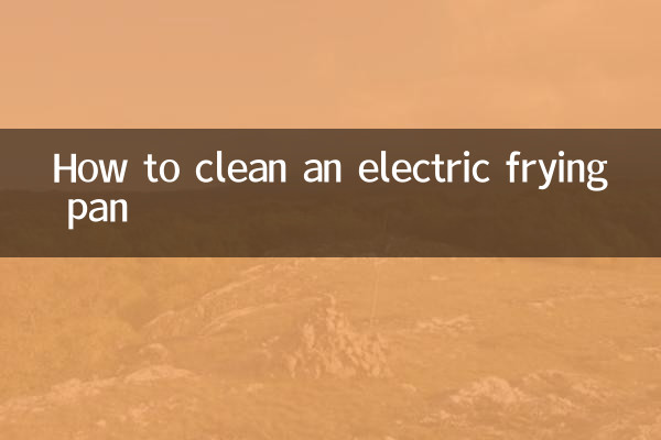 Comment nettoyer une poêle électrique