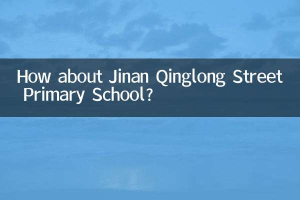 How about Jinan Qinglong Street Primary School?