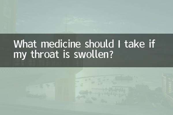 Quel médicament dois-je prendre si ma gorge est enflée ?