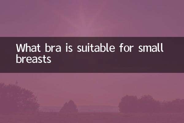 Quel soutien-gorge convient aux petites poitrines