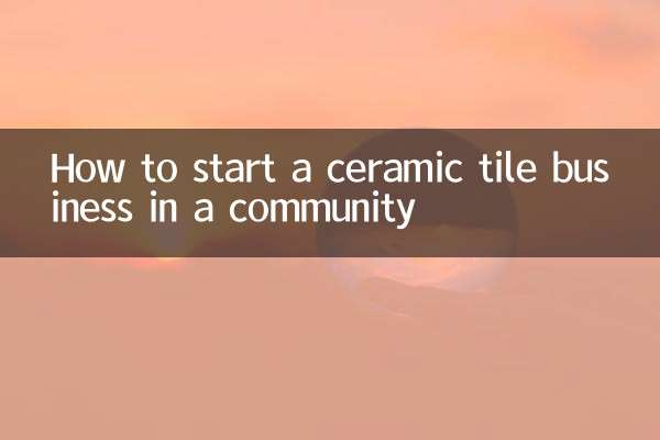 Come avviare un'attività di piastrelle di ceramica in una comunità