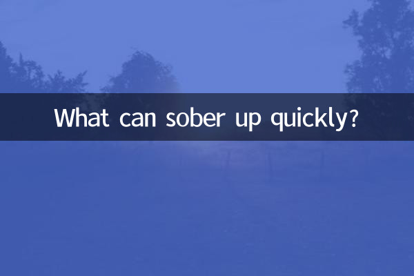 O que pode ficar sóbrio rapidamente?