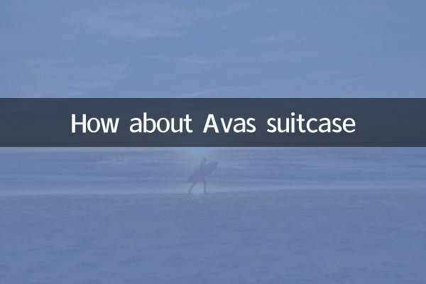 Que diriez-vous de la valise Avas