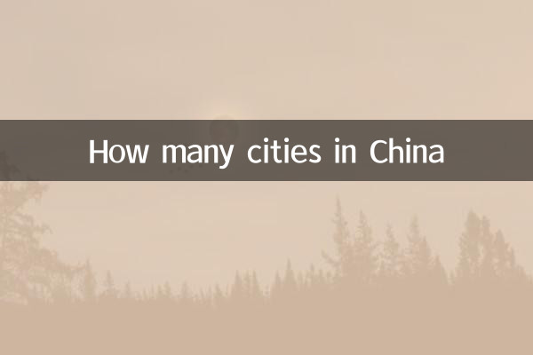 Wie viele Städte in China