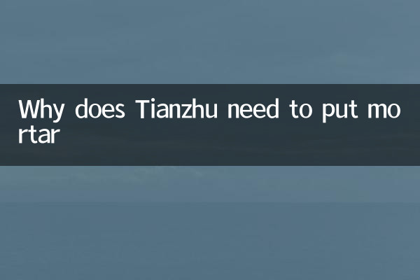 Warum muss Tianzhu Mörtel setzen?