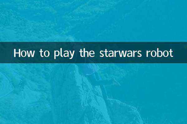 How to play the starwars robot