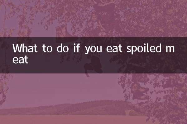 Que faire si vous mangez de la viande gâtée