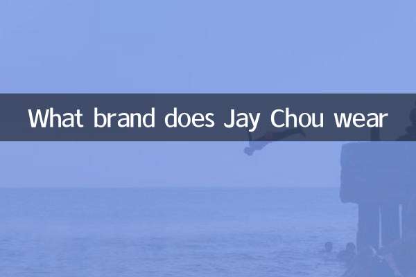 ¿Qué marca usa Jay Chou?