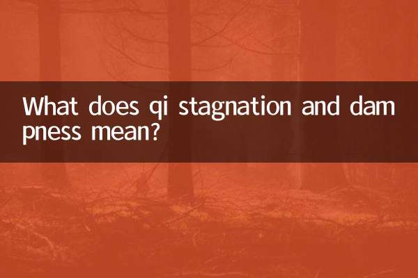 Que signifient la stagnation du qi et l'humidité ?