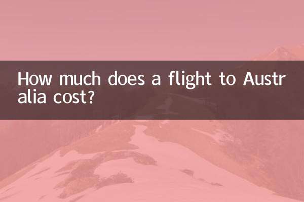Quanto custa um voo para a Austrália?